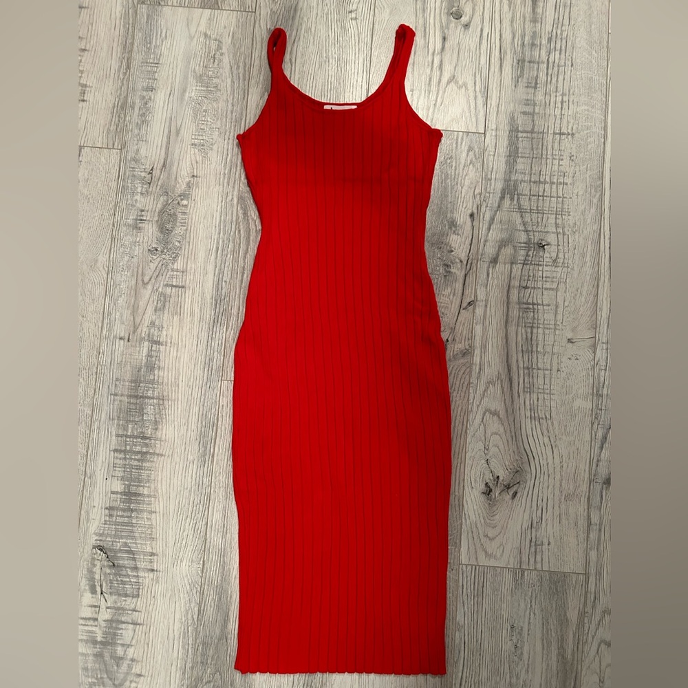 red dress